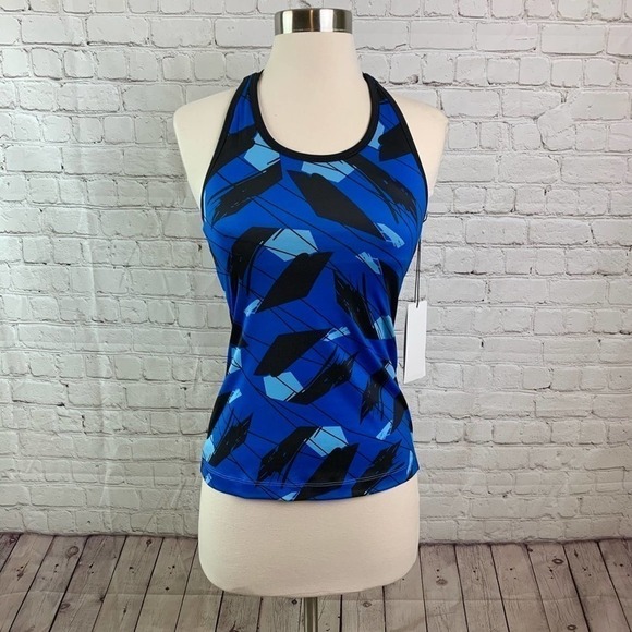 Satva Movement Tops - Satva Black & Blue Maria Tank XS